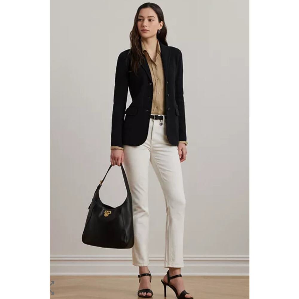 Lauren‎ Ralph Lauren Sweater-Knit Blazer Medium